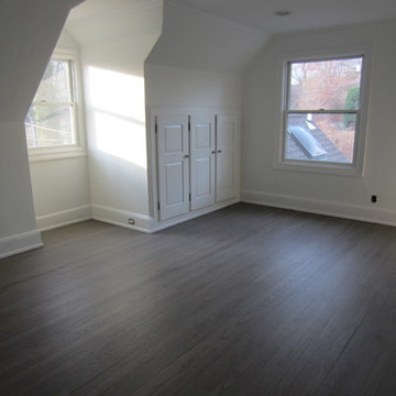 PORT WASHINGTON REFINISH: CUSTOM GREY STAIN & 3 COATS BONA NATURALE EXTRA MATTE