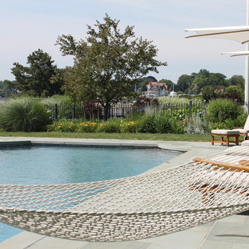 Lounging Poolside