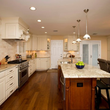 A Galley Kitchen Transformed to Meet Falls Church Homeowner's Vision