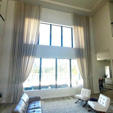 24' High-end Linen Draperies