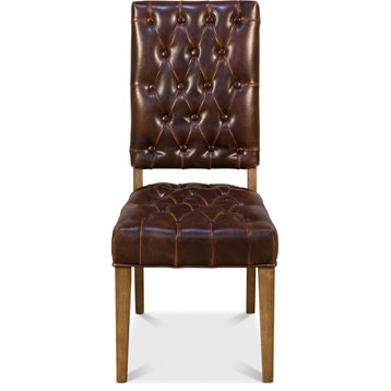 Brady Side Chair, Set of 2 Brown
