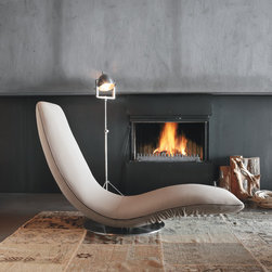 Ricciolo chaise-longue by Tonin Casa - Indoor Chaise Lounge Chairs