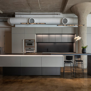 Downtown LA Loft Leicht Kitchen Design
