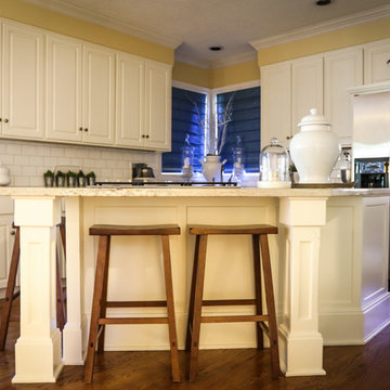 West HIlls White Kitchen and Family Room