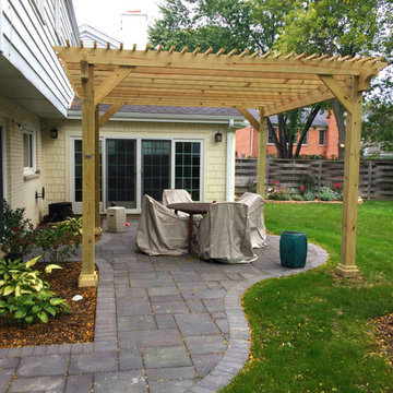 Belgard Paver Patio and Pergola Combination in Deerfield, IL