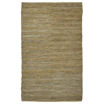 Naturals Brown Flat-Weave Jute Rug 2'x3'