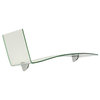 Bent Glass Shelf Chase series, 1/4 Thick with Brackets