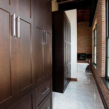 Modern Industrial Loft Master Bath