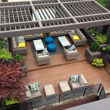 Garage Deck Planters