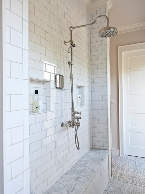 Farmhouse Gray Bath Design Ideas, Pictures, Remodel & Decor