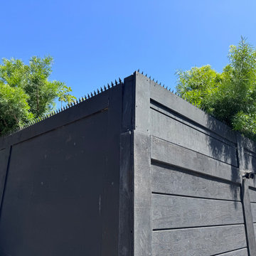 Venice Alley Privacy Wall — Ninja Deterrent™ GIZAGIZA Heart + Classic short Dual