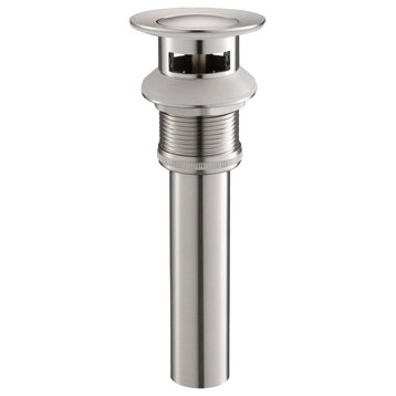 Pop-Up Drain Stopper with Overflow KPW100, Brush Nickel