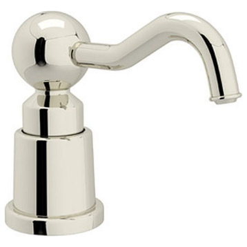Rohl Country Bath Deck-Mounted Soap Dispenser, Polished Nickel