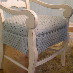 Upholstered Skirted DR Chairs - Dining Chairs