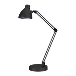 Architect 25 in. Black LED Energy-Efficient Desk Lamp - Desk Lamps