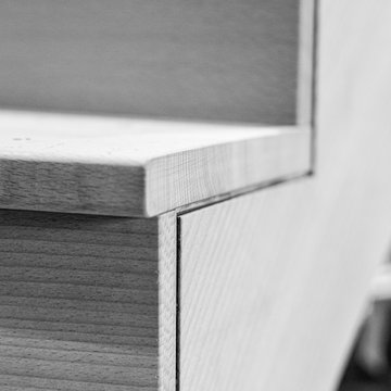 Bespoke Curved Beech Staircase