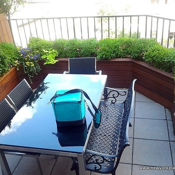 NYC Rooftop Garden - Roof Deck and Outdoor Dining