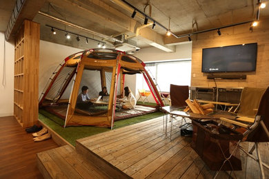 Design ideas for a modern home design in Nagoya.