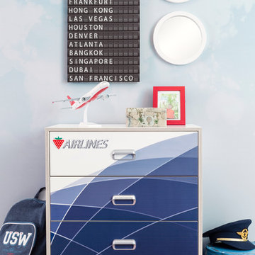 First Class Airplane Kids Bedroom