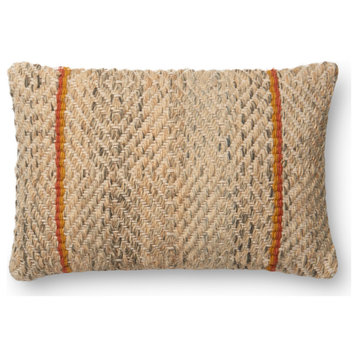 Woven Pattern on Cotton Base Ellen DeGeneres Crafted by Loloi Pillow, 13"x21", P