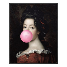 Bubblegum Framed Portrait, 81x102 cm