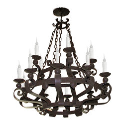 Hand Forged Iron Chandelier Designs - Products
