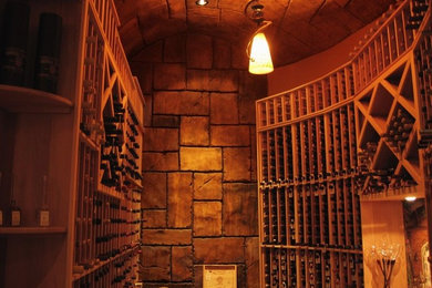 Inspiration for a wine cellar remodel in Orange County