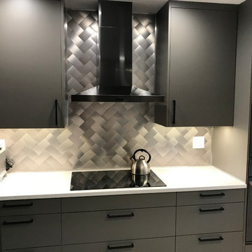 Stone Matte Acrylic custom IKEA kitchen in New Mexico