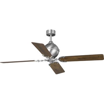 Royer Collection 56" 4-Blade Antique Nickel Ceiling Fan