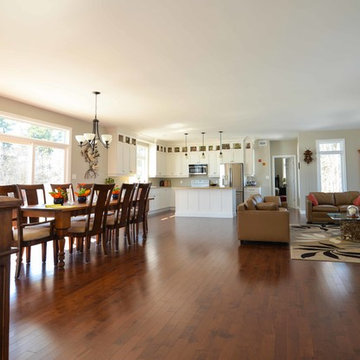 Open Concept Contemporary Modern Country Bungalow Rural