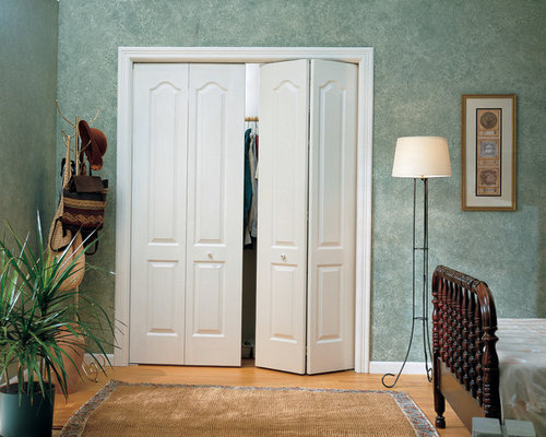 Bifold Closet Door Hardware Ideas, Pictures, Remodel and Decor - SaveEmail. HomeStory Easy Door Installation. Bifold Doors