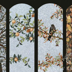 Custom Four Seasons Mosaic - Mosaic Tile