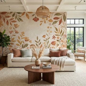 Custom Wall Mural — Residential Interior