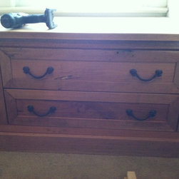 Custom Mahogany Window seat - Products