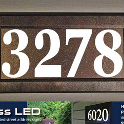 Address LED - illuminated house numbers - House Numbers