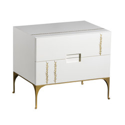 French Heritage - Martini Nightstand - Nightstands And Bedside Tables