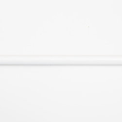 White Tension Rod - Curtain Rods