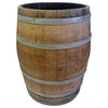 Natural  Full Wine Barrel Planter