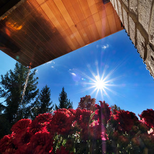 Unique copper entry roof