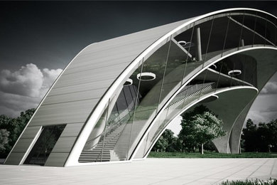 3D Architektur Visualisierung Konzept