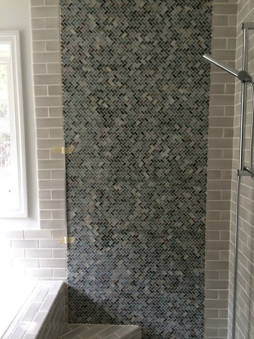 help! how do we fix this tile and glass mosaic problem?