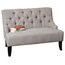 GDF Studio Mariana Fabric Settee, Gray