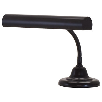 House of Troy AP14-45 Advent Piano 2 Light Swing Arm Desk Lamp - Black