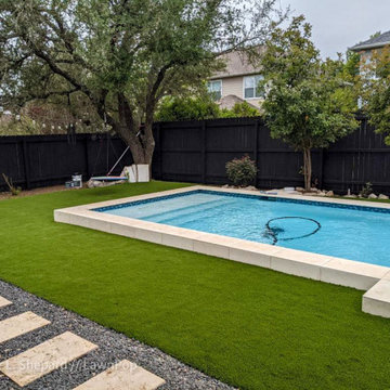 Pools with LawnPop artificial turf