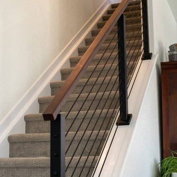 Fireplace & Stair Case Remodel