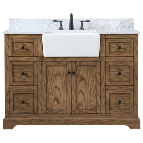 Elegant VF60248DW-BS 48" Single Bathroom Vanity, Driftwood