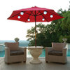 Patio Living Concepts LED Globe String & Umbrella Lights 08061 6 Globe Bright Wh