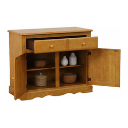 Sunset Trading Keepsake Buffet | Light Oak - Buffets And Sideboards