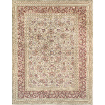 Pasargad Baku Collection Traditional Hand-Knotted Oriental Wool AreaRug 9x11'9