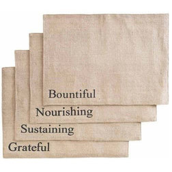Rustic Placemats by Great Useful Stuff